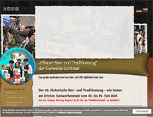 Tablet Screenshot of eibauer-bierzug.de